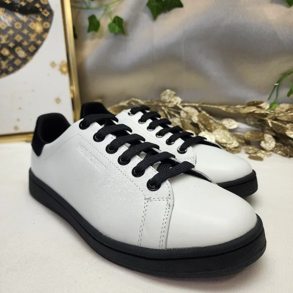 NIB Neil Barrett Leather TENNIS TRAINER Sz 5/38